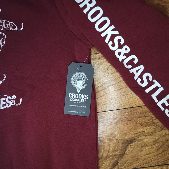 Crooks & Castles Mens 2XL crew neck sweatshirt - Picture 3 of 11